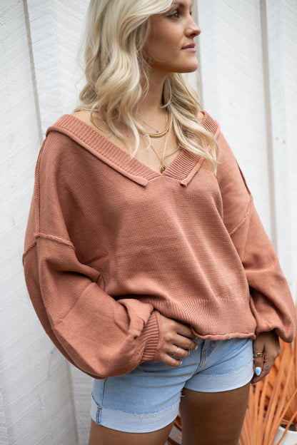 Vacay Everyday Top - Terracotta