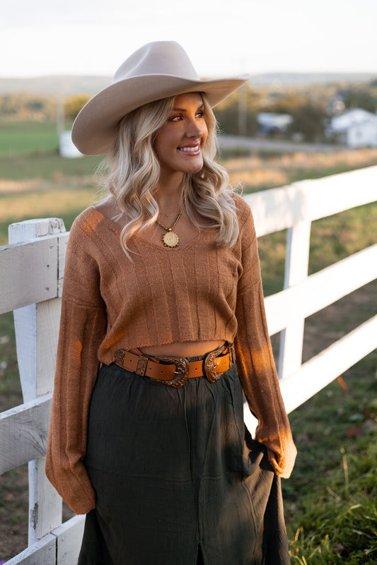 Serena Cropped Sweater