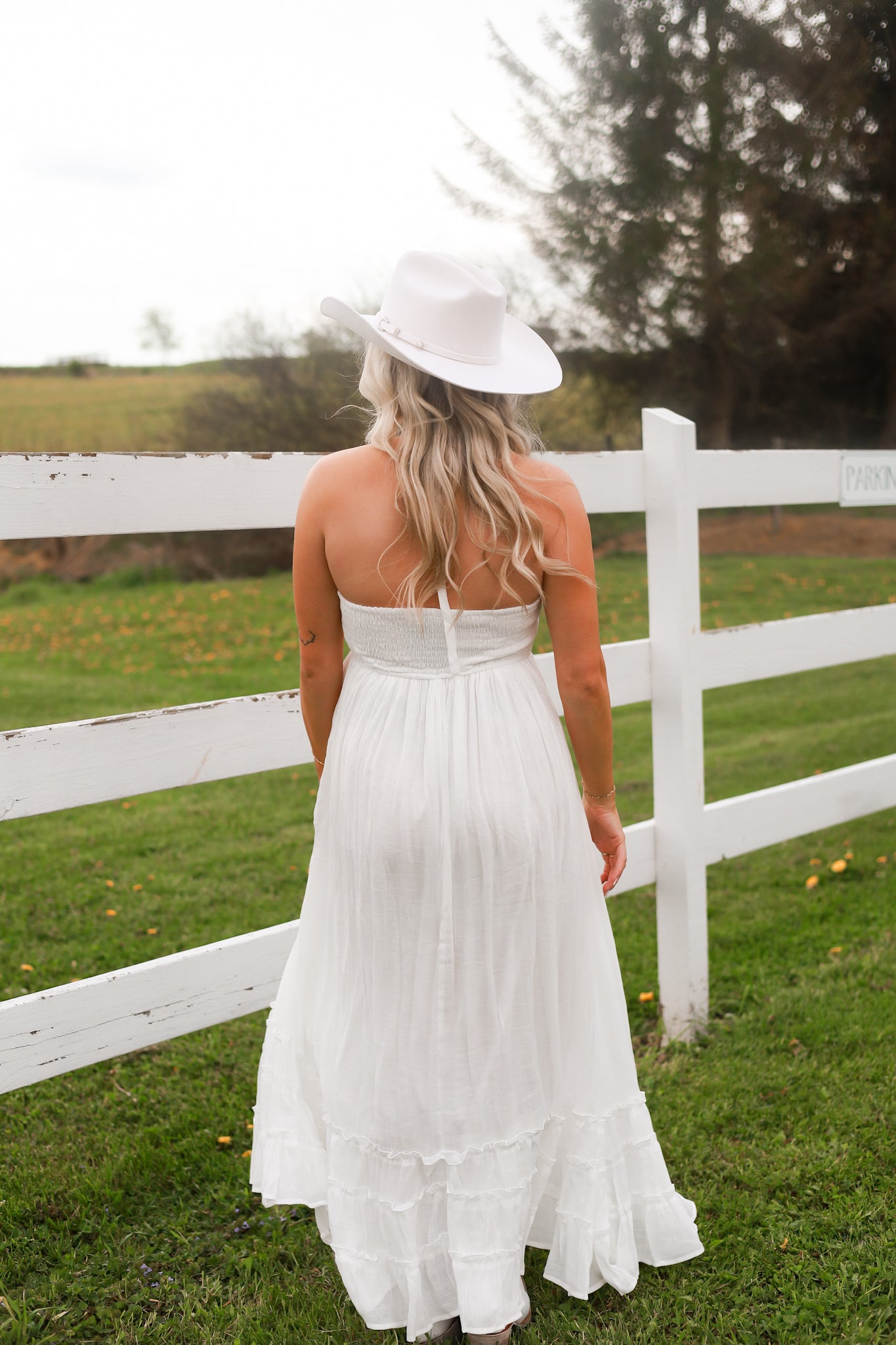 Coastal Haven Maxi Dress - White
