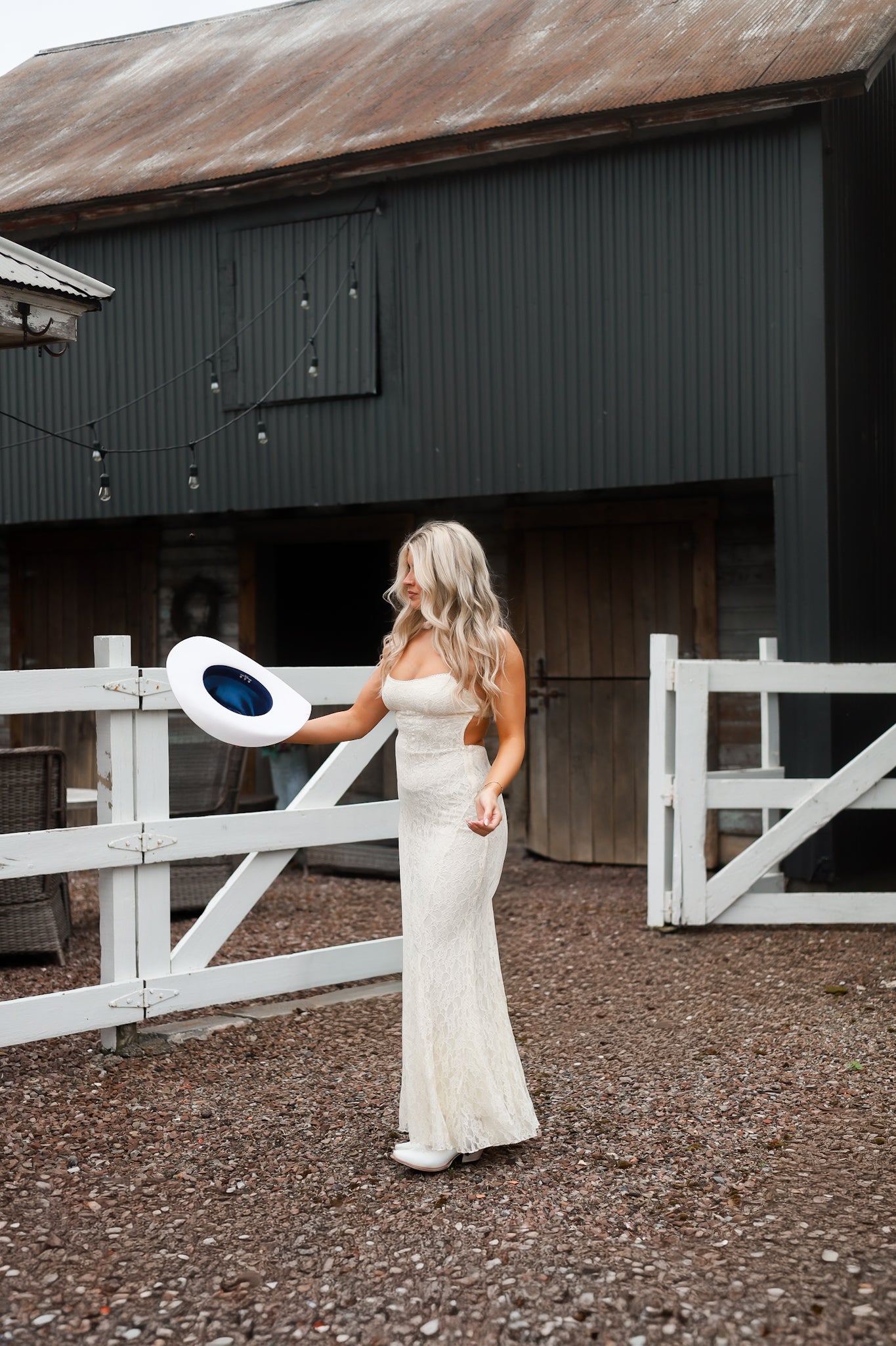 Runaway Bride Lace Maxi Dress