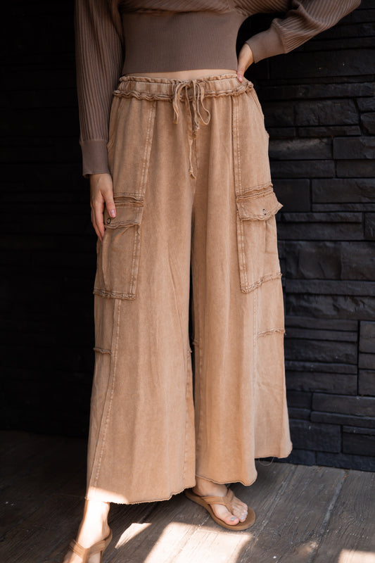 Maplewood Wide-Leg Utility Pants