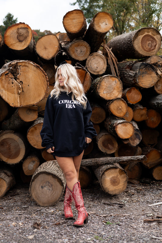 Cowgirl Era Oversized Crewneck