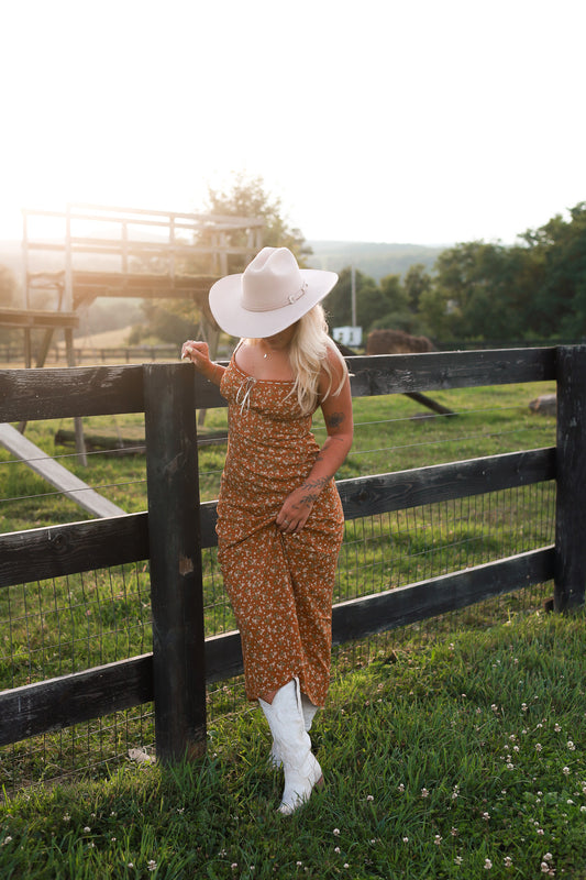 Barnflower Maxi Dress - Ginger