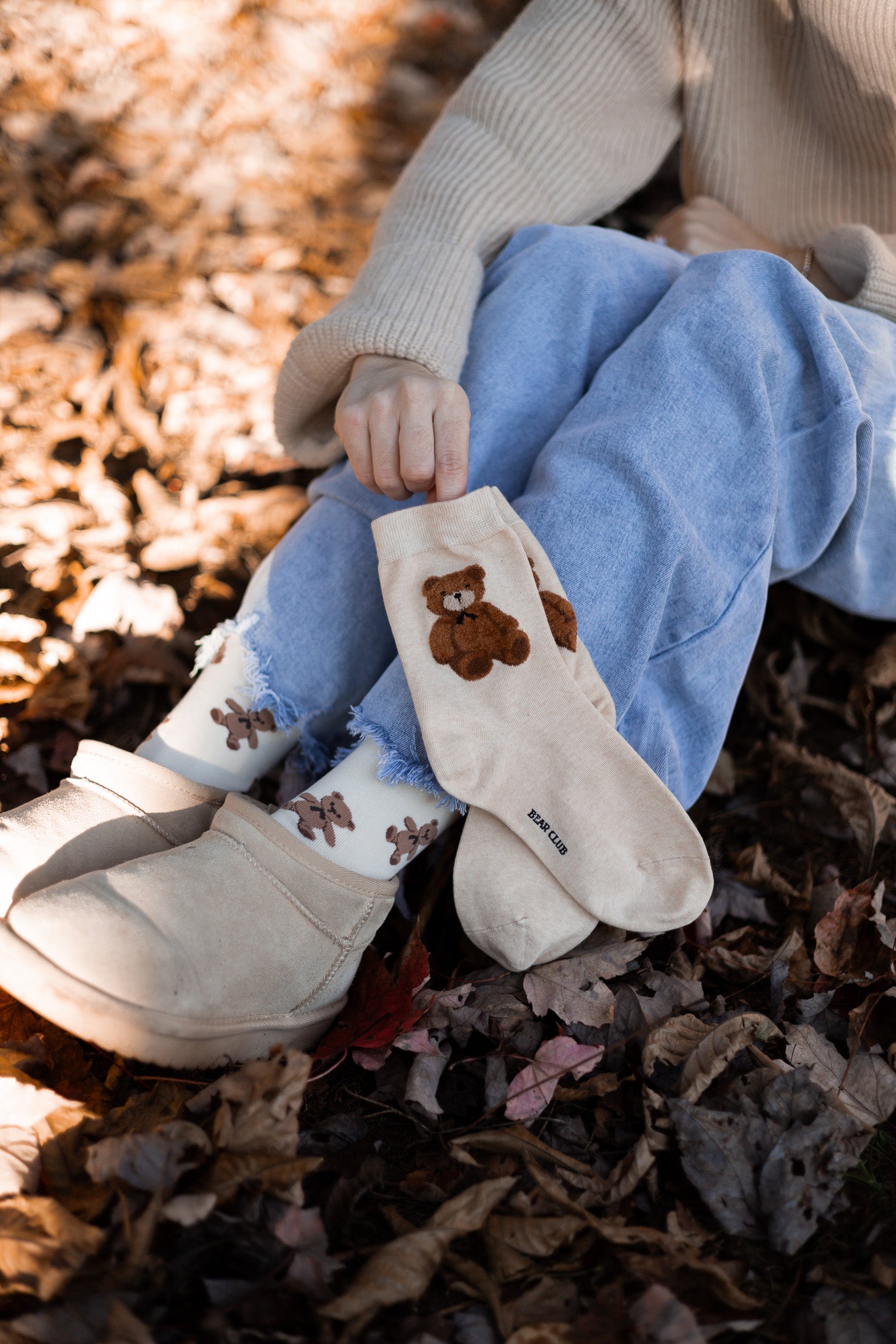 Cuddle Bear Socks