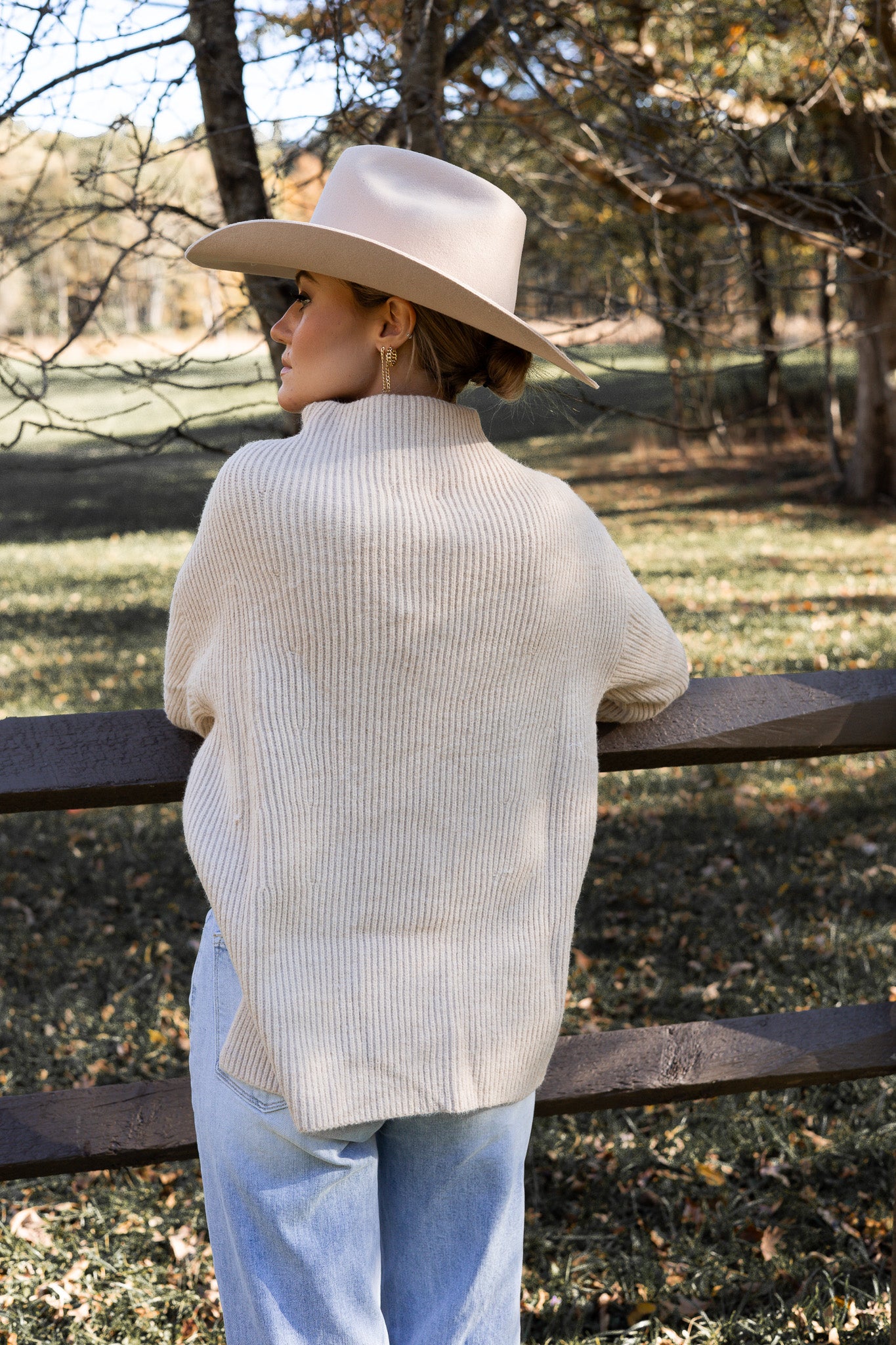 Canyon Knit Sweater - Cream