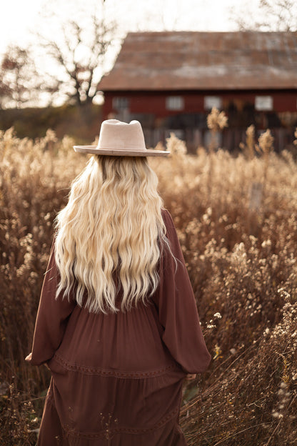 Hazelnut Prairie Maxi Dress