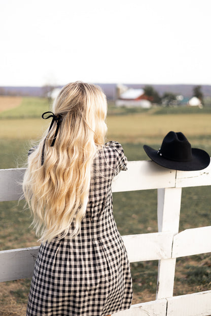 Dreaming Of Gingham Mini Dress