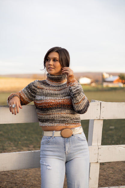 Ember Striped Knit Sweater