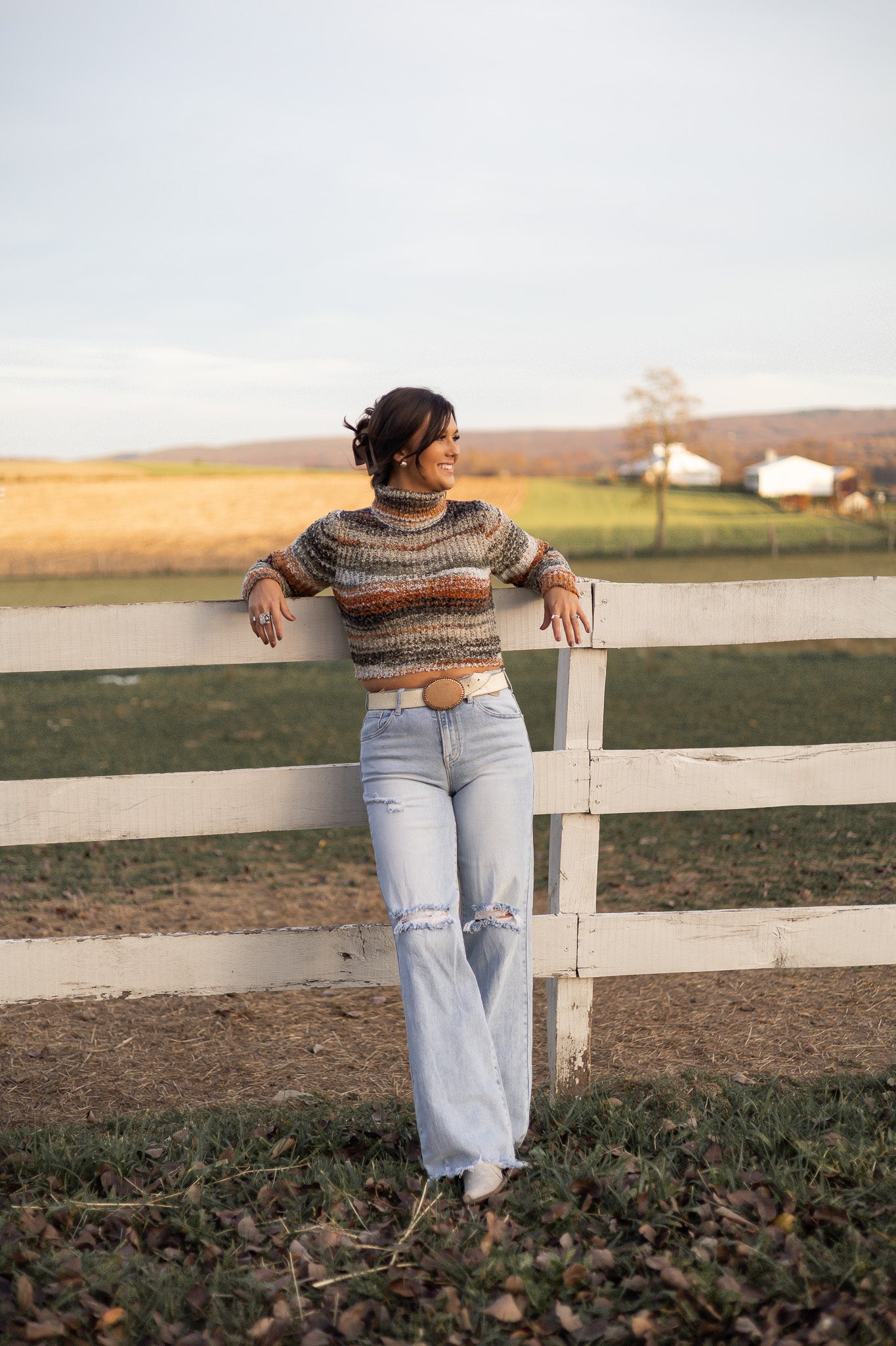 Ember Striped Knit Sweater