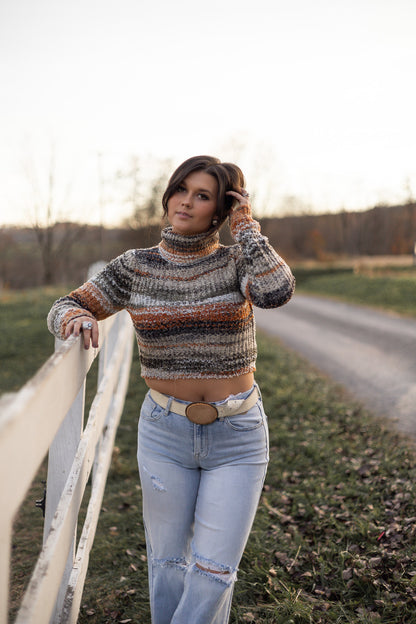 Ember Striped Knit Sweater