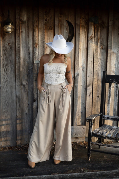 Ivory Rodeo Corset Top