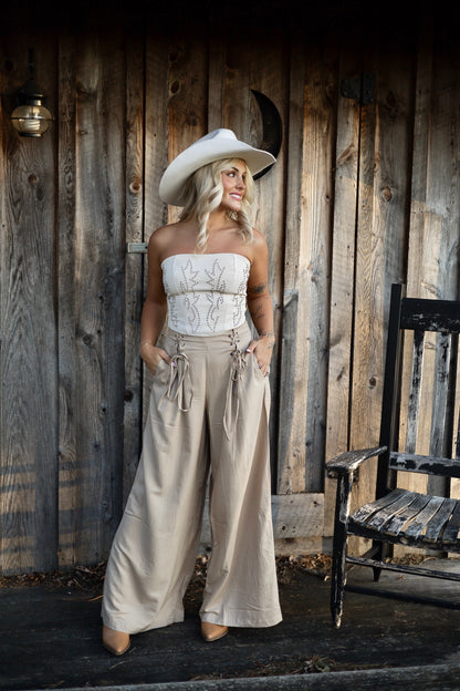 Ivory Rodeo Corset Top