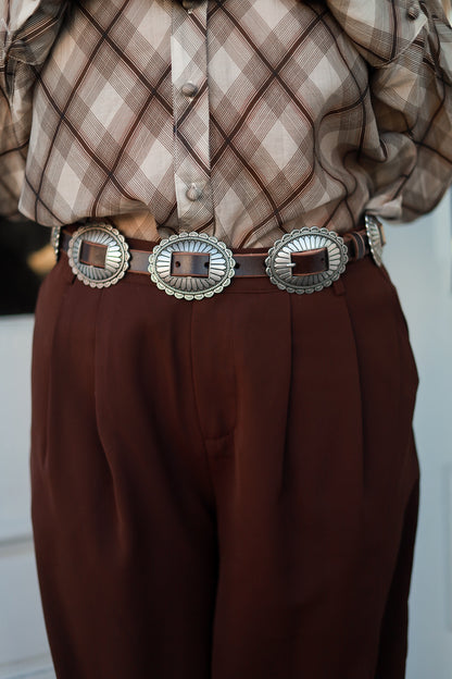 Distressed Leather Belt