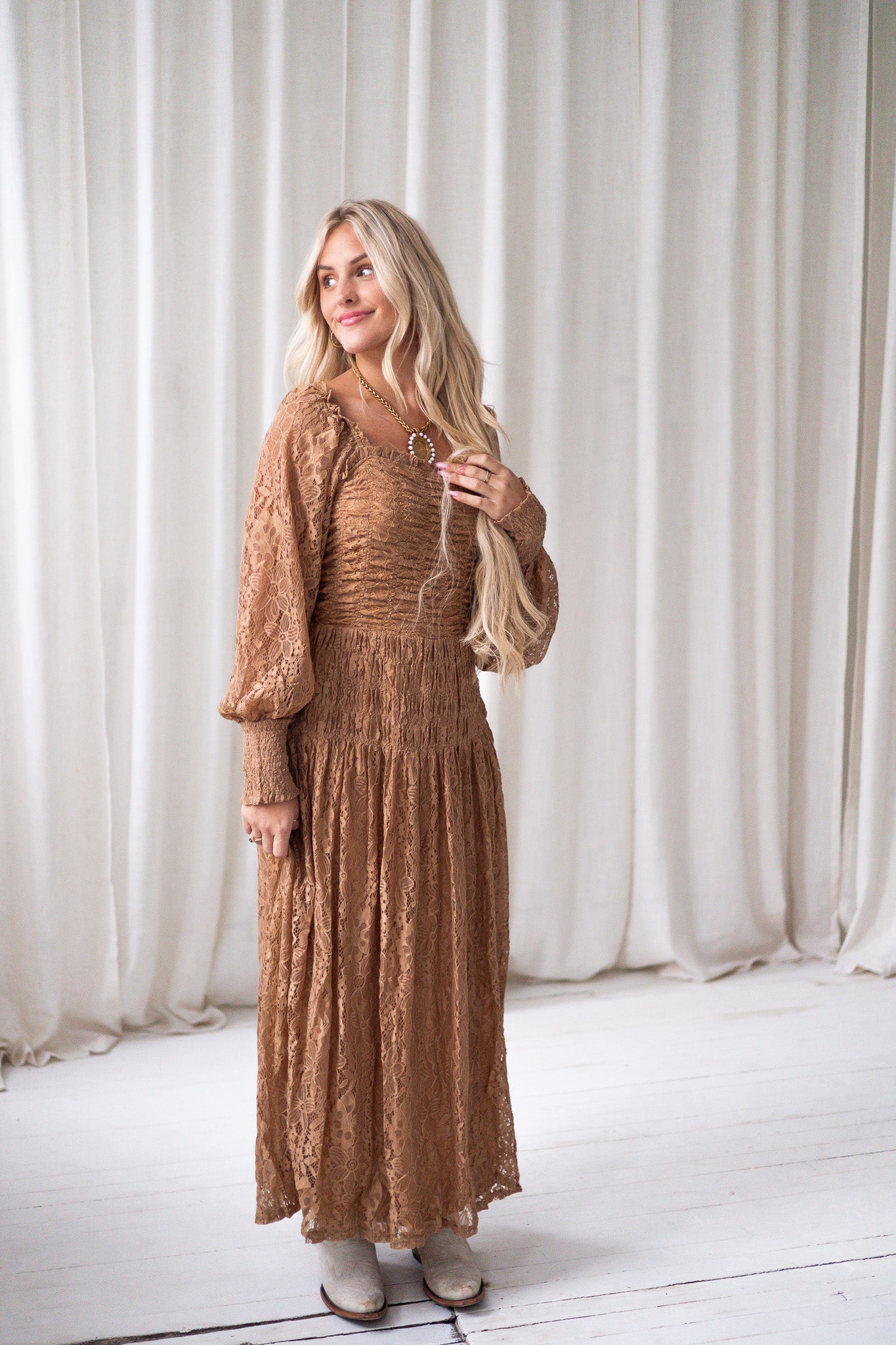 Honeywood Lace Maxi Dress