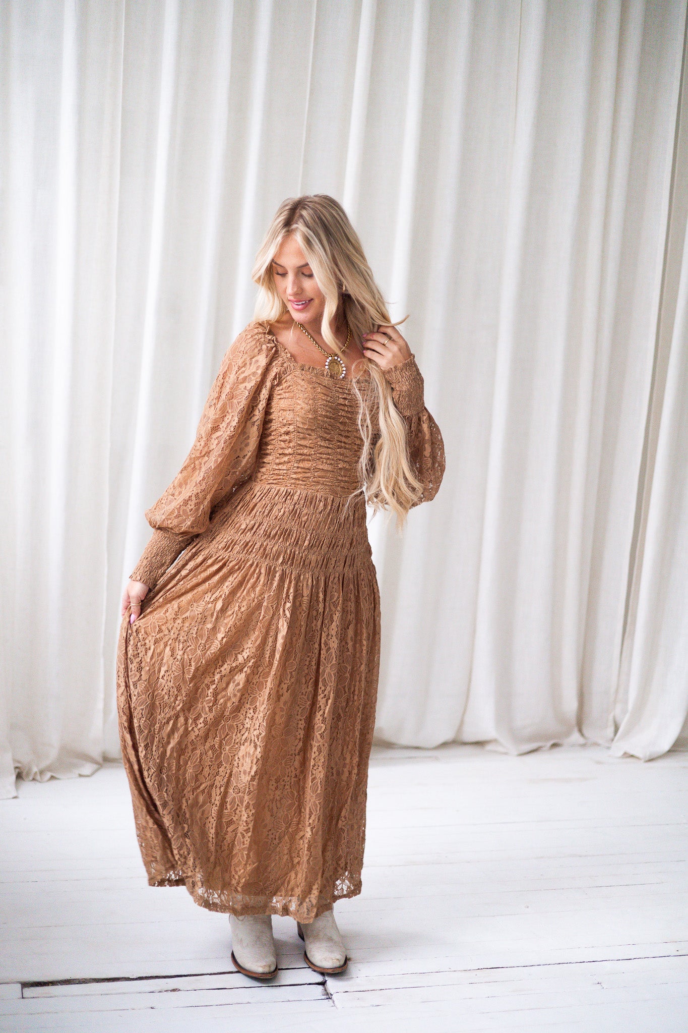 Honeywood Lace Maxi Dress