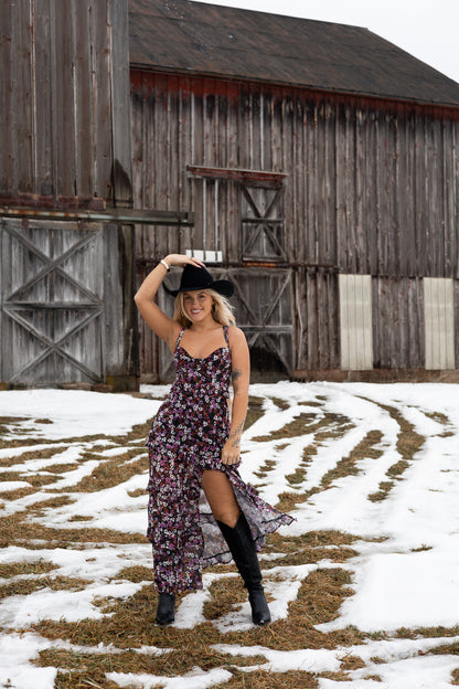 Cactus Blossom Maxi Dress