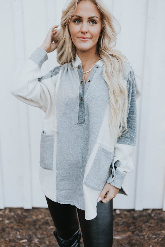 Dove Pullover - Grey