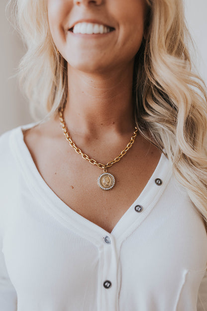 Vintage Coin Necklace