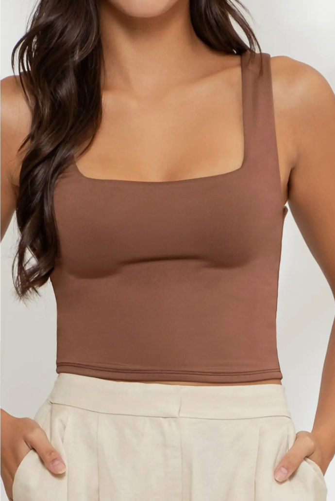 Align Tank - Chocolate