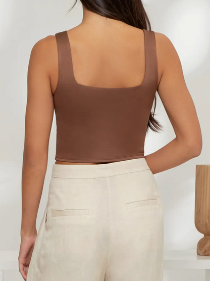 Align Tank - Chocolate