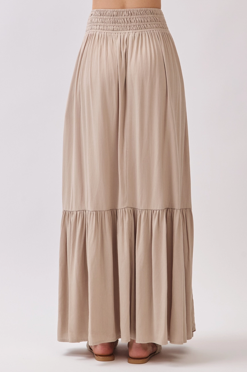 Heirloom Vanilla Maxi Skirt - Cream