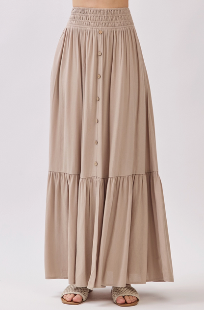 Heirloom Vanilla Maxi Skirt - Cream