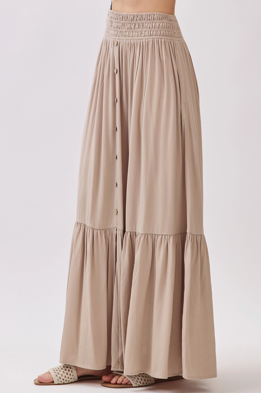 Heirloom Vanilla Maxi Skirt - Cream