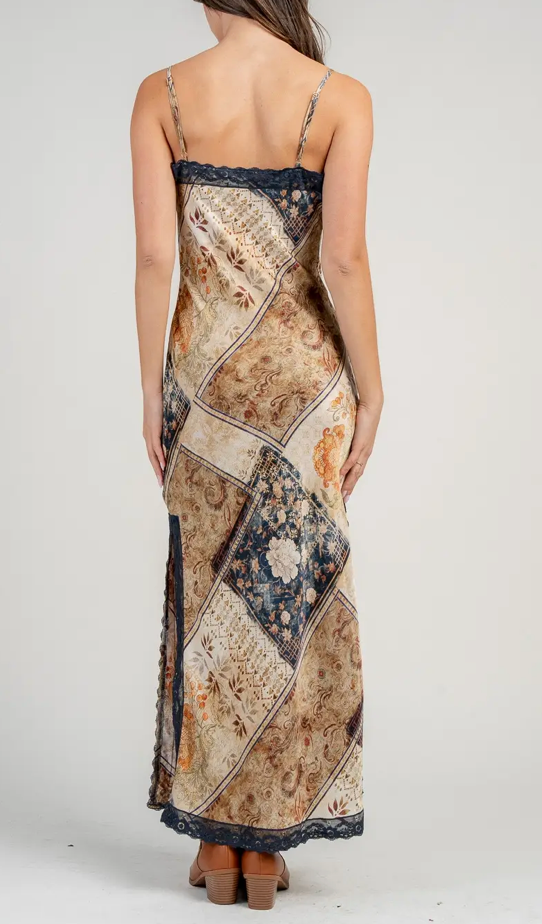 Indigo Heirloom Lace Dress