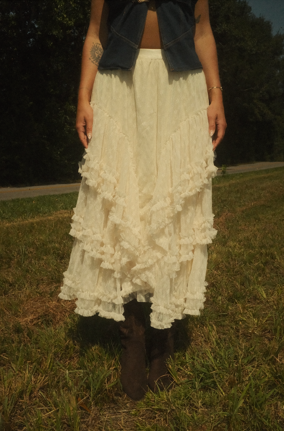 Antique Girl Maxi Skirt