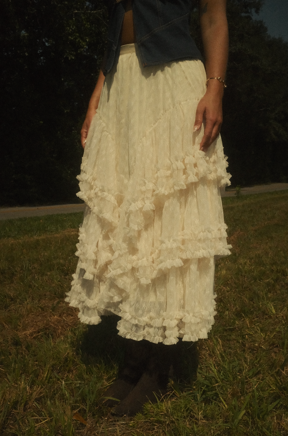 Antique Girl Maxi Skirt