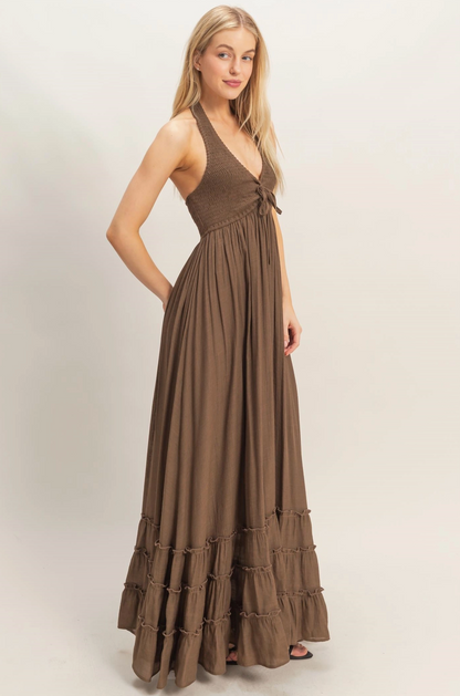 Coastal Haven Maxi Dress - Coconut