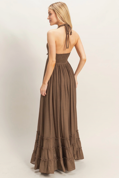 Coastal Haven Maxi Dress - Coconut