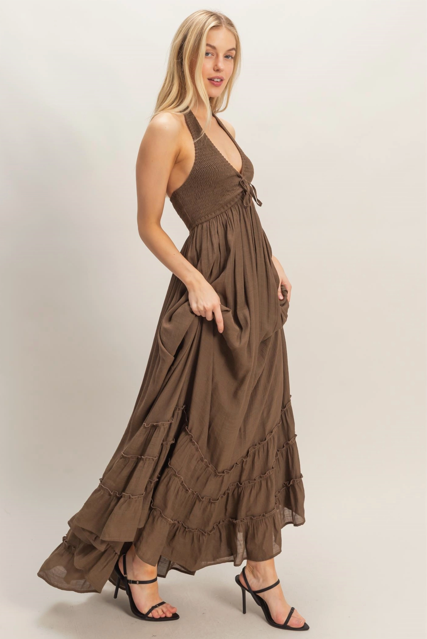 Coastal Haven Maxi Dress - Coconut