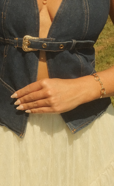 Horsebit Bangle Bracelet - Gold