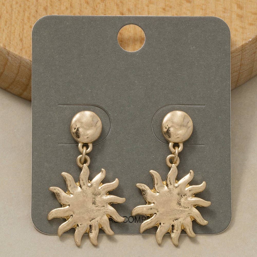 Vintage Sun Earrings