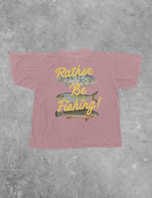  Rather Be Fishing Tee