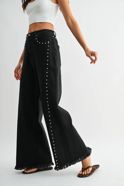 Midnight Studded Pant