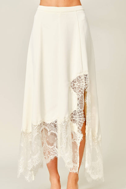 Fawn & Fleur Midi Skirt - Cream
