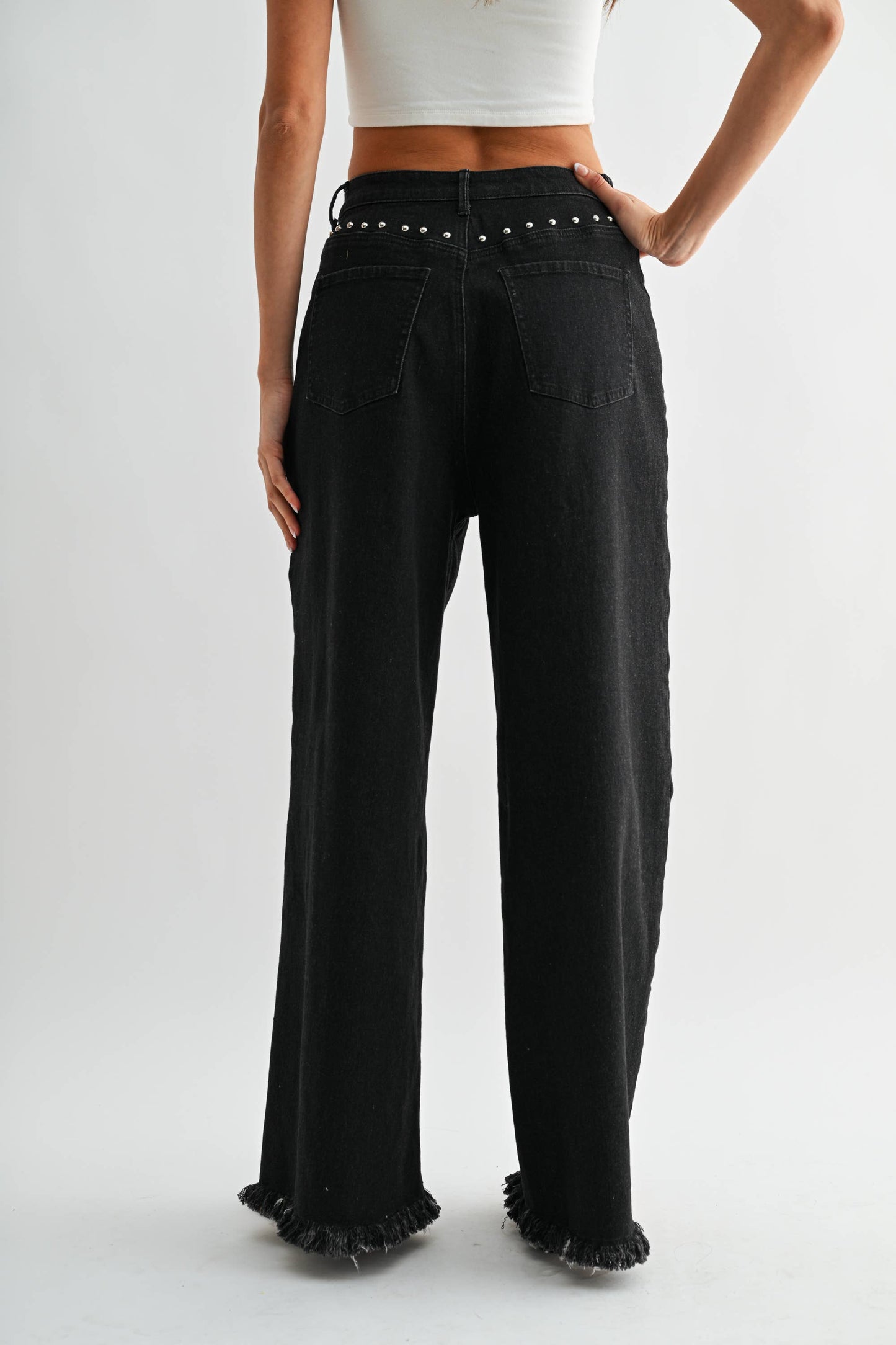 Midnight Studded Pant