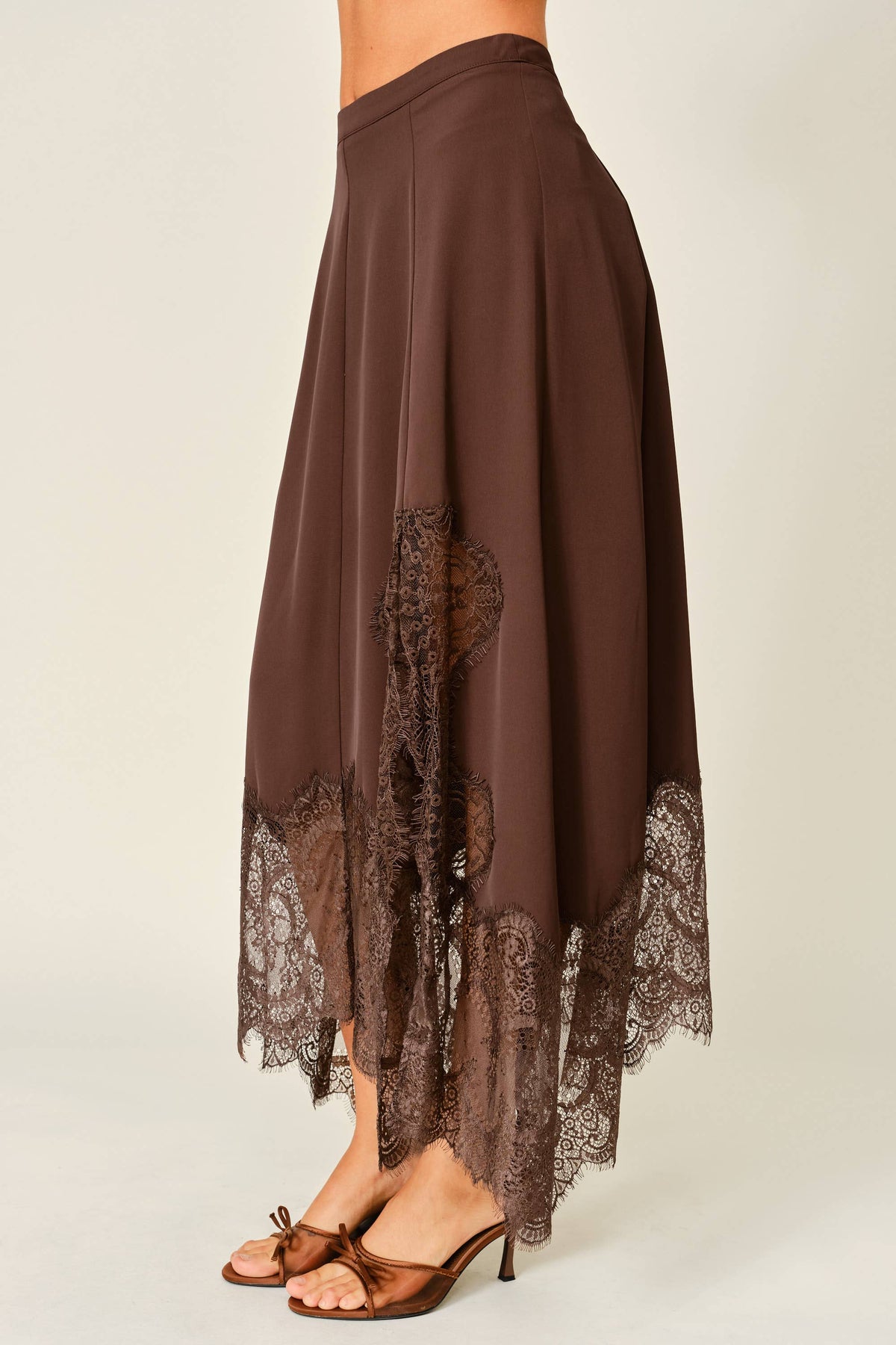 Fawn & Fleur Midi Skirt - Brown