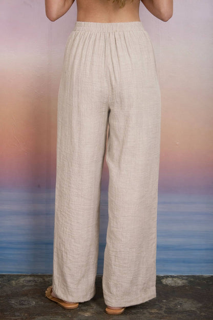 Oak Wide Leg Linen Pants