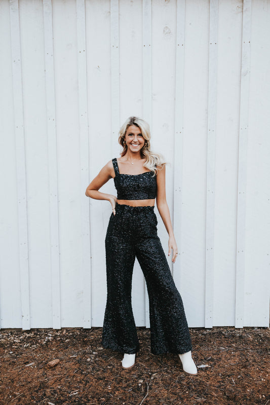 Western Glam Sequin Set