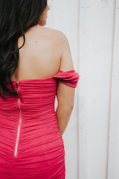 Pretty In Magenta Cocktail Dress