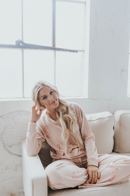 Pink Cowgirl Boot Pajama Set