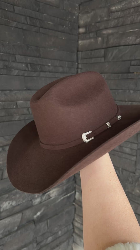 Lone Star Cowboy Hat - Chocolate