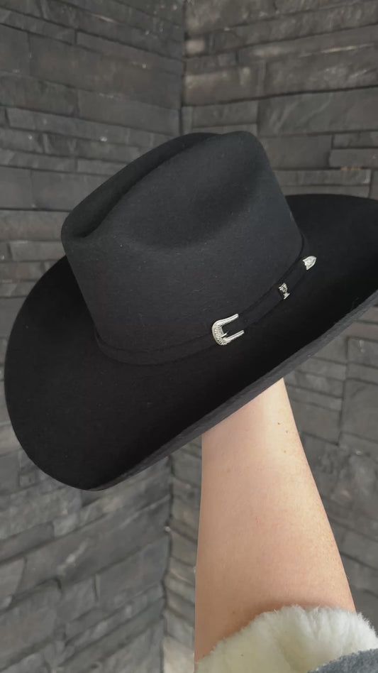 Lone Star Cowboy Hat - Black